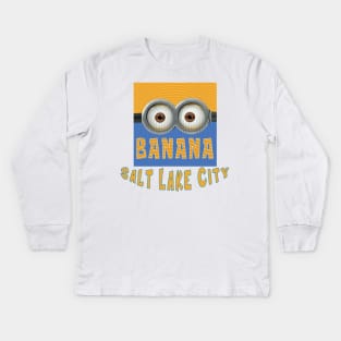 DESPICABLE MINION AMERICA SALT LAKE CITY Kids Long Sleeve T-Shirt